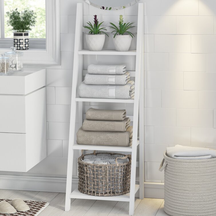 Ladder store storage bathroom